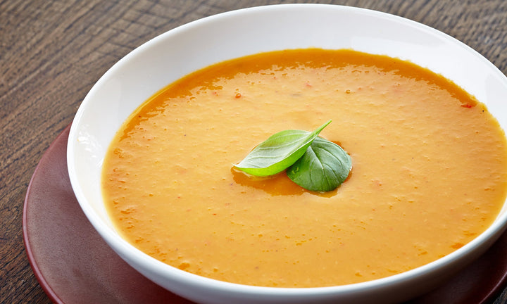 Butternut Squash Soup with Shellfish